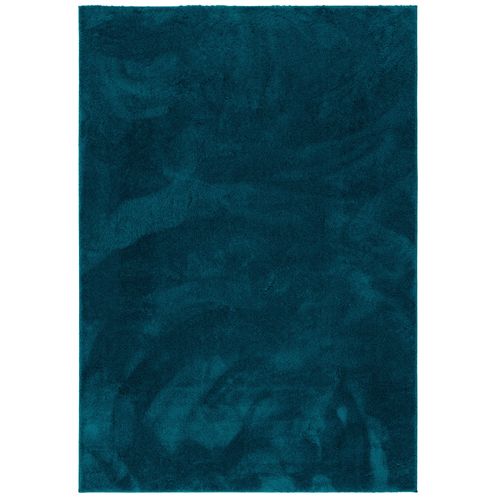 Tapis à Poils Longs Silky 160x230cm Bleu Foncé