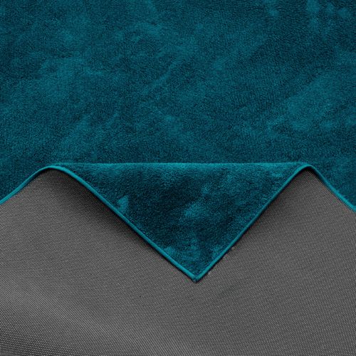 Tapis à Poils Longs Melia 80x150cm Bleu Foncé