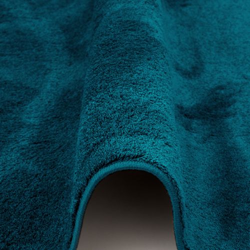 Tapis à Poils Longs Melia 140x200cm Bleu Foncé