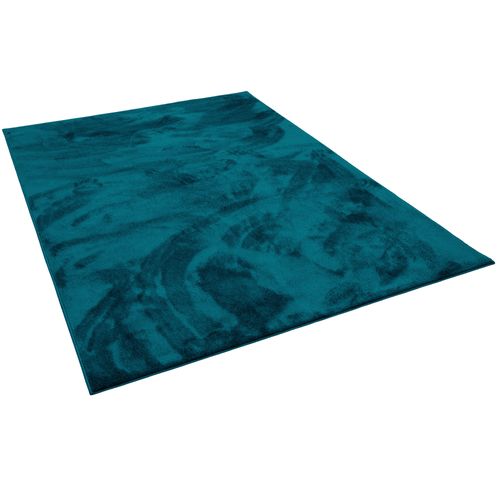 Tapis à Poils Longs Melia 140x200cm Bleu Foncé