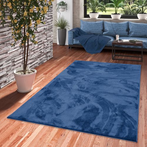 Tapis à Poils Longs Melia 200x290cm Bleu