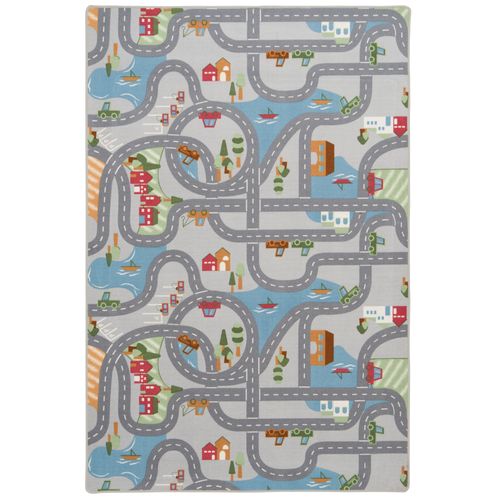 Tapis Rues Pour Enfants Fun Town 100x200cm