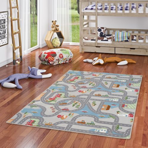 Tapis Rues Pour Enfants Fun Town 160x160cm