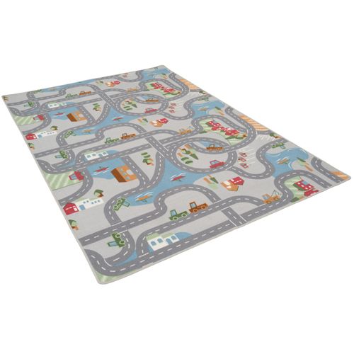 Tapis Rues Pour Enfants Fun Town 200x200cm