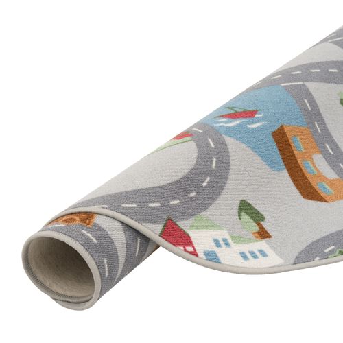 Tapis Rues Pour Enfants Fun Town Rond 133x133cm