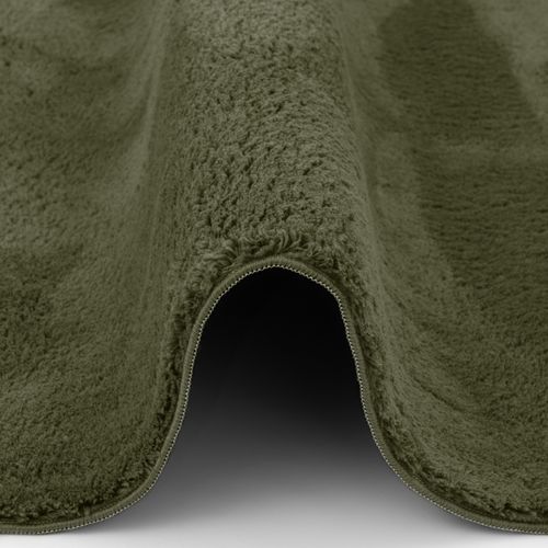 Tapis En Fourrure Pearl 80x150cm Vert Foncé