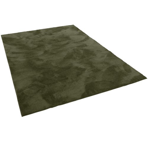 Tapis En Fourrure Pearl 80x150cm Vert Foncé