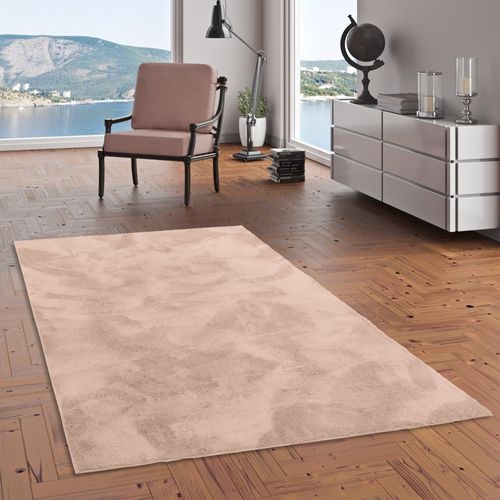 Tapis En Fourrure Pearl 80x150cm Vieux Rose
