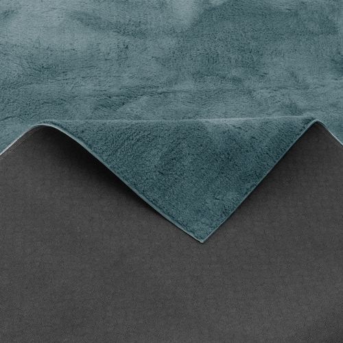 Tapis En Fourrure Pearl 120x170cm Bleu Foncé