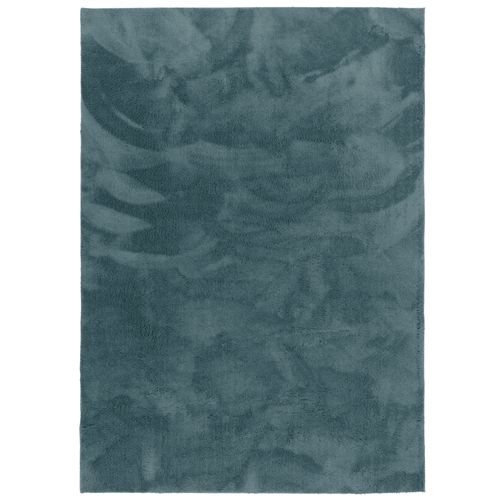 Tapis En Fourrure Pearl 140x200cm Bleu Foncé