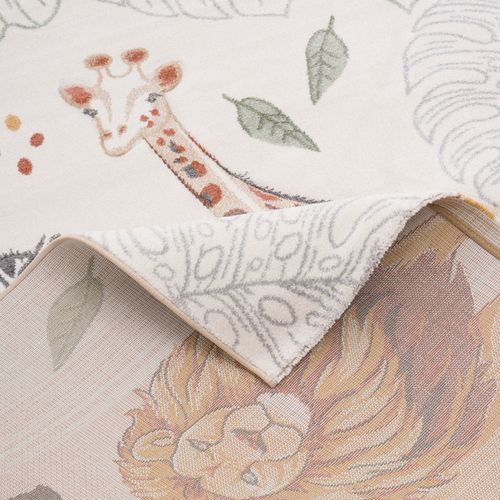 Tapis Maui Kids Pour Enfants Girafe Zebra 140x200cm