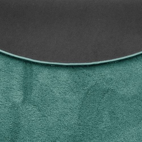 Tapis à Poils Longs Silky Rond 120cm Vert Clair