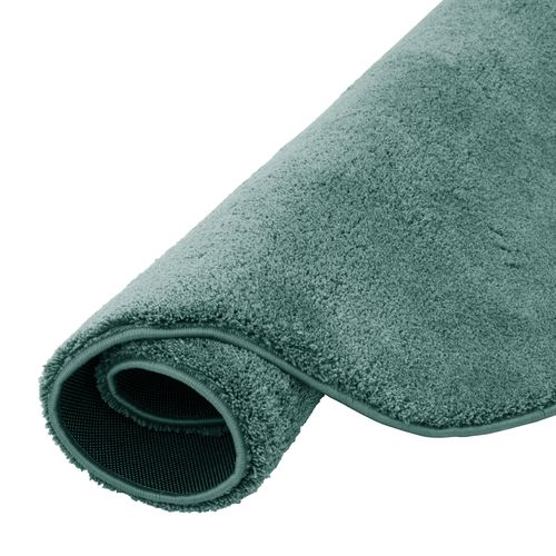 Tapis à Poils Longs Silky Rond 160cm Vert Clair