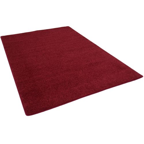 Tapis à Poils Longs Mona 100x100cm Pourpre