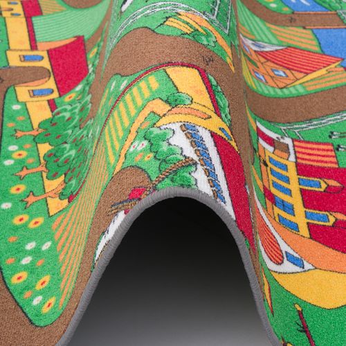 Tapis Rues Réversible 160x200cm Vert