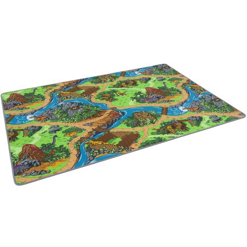 Tapis Rues Réversible 133x133cm Gris