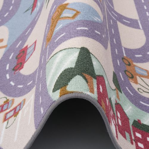 Tapis Rues Réversible 140x200cm Beige