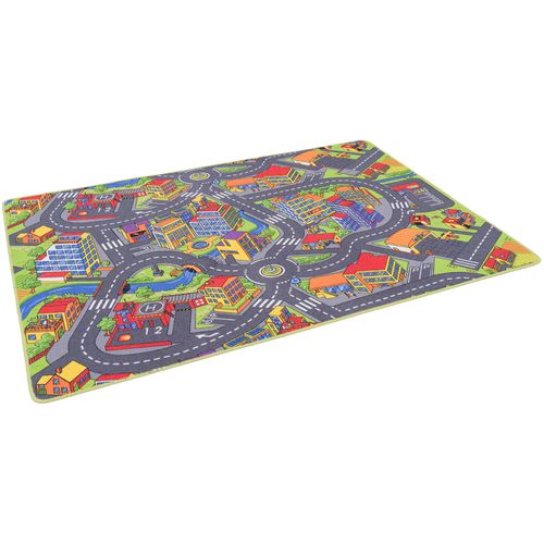 Tapis Rues Réversible 80x200cm Anthracite