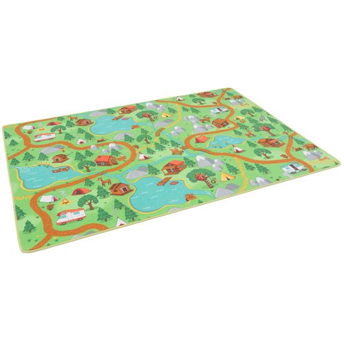 Tapis Rues Réversible 80x200cm Anthracite