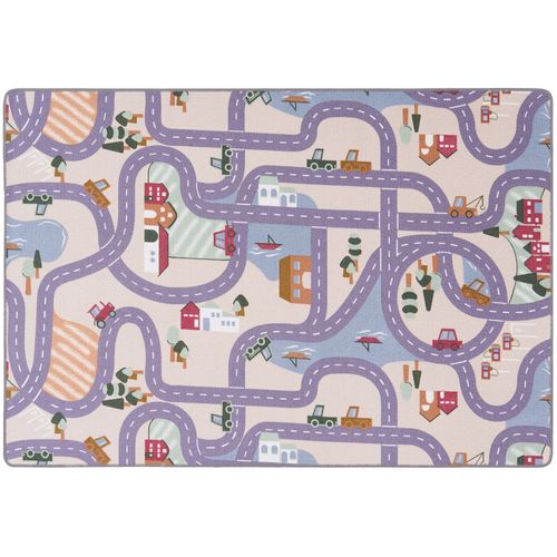 Tapis Rues Réversible 140x200cm Vert Clair