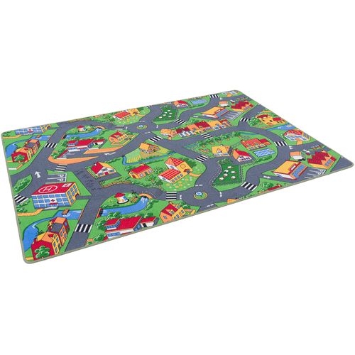 Tapis Rues Réversible 100x200cm Rose