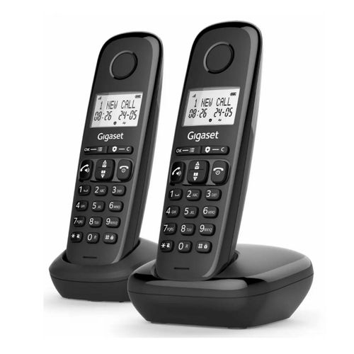 Téléphone Sans Fil Duo Dect Noir - Basic100duonoir