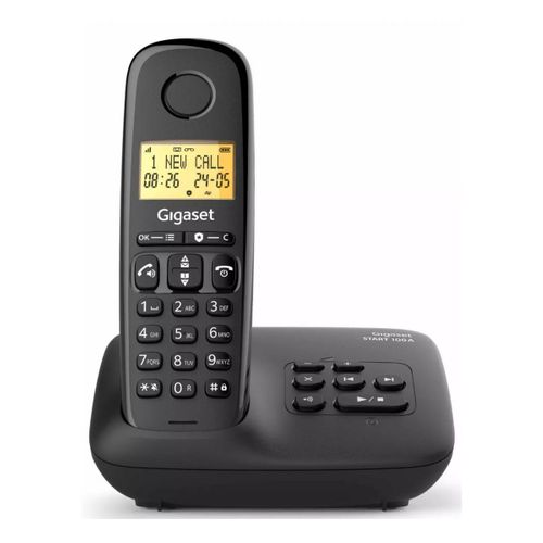 Téléphone Sans Fil Dect Noir Avec Répondeur - Basic100anoir