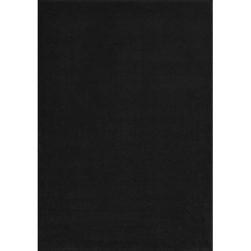 Tapis Marley Élégant Salon, Poils Courts, Noir, 80 X 150 Cm