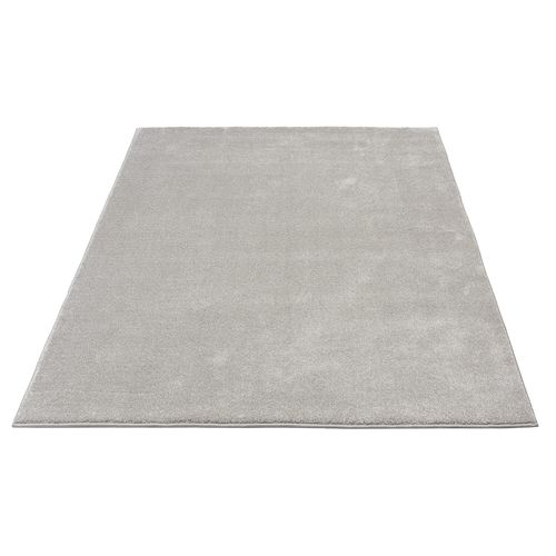 Tapis Marley Élégant Salon, Poils Courts, Argent, 80 X 150 Cm