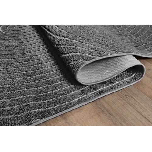 Tapis Santo Plus Moderne Design Boho, Anthracite, 120x160 Cm