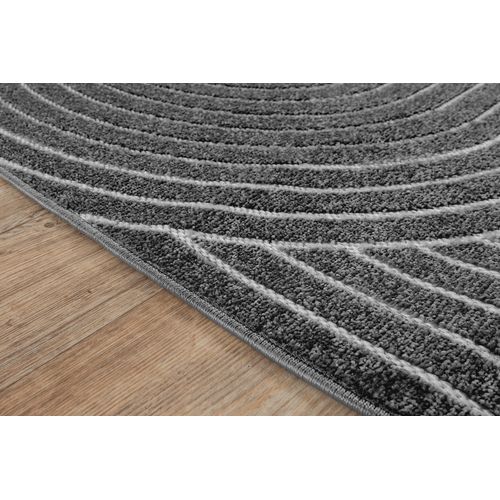 Tapis Santo Plus Moderne Design Boho, Anthracite, 140x200 Cm