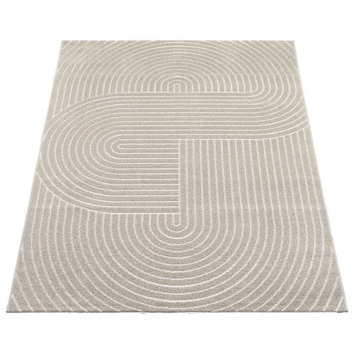Tapis Santo Plus Moderne Design Boho, Beige, 80x150 Cm