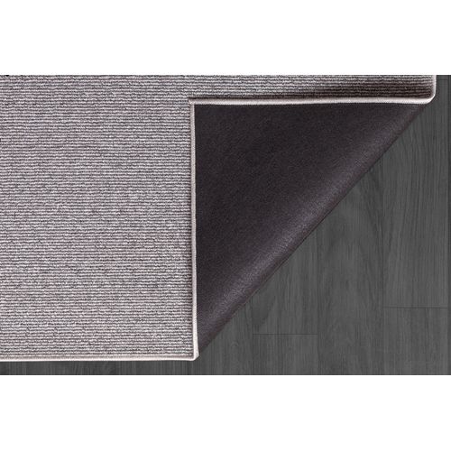 Tapis Natal Moderne Uni Anti-salissures, Gris, 133x170 Cm