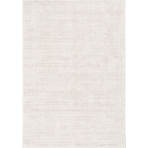 Tapis Janelle Élégant Salon Viscose, Blanc Cassé, 200 Cm Rond