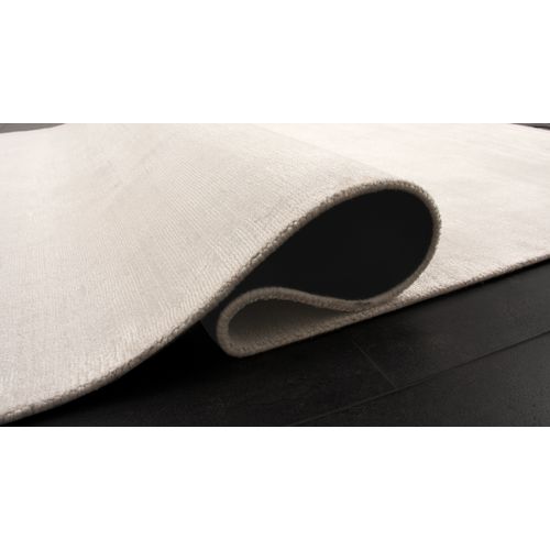 Tapis Janelle Élégant Salon Viscose, Blanc Cassé, 200x290 Cm