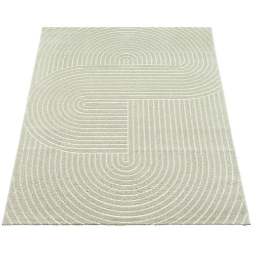 Tapis Santo Plus Moderne Design Boho, Vert, 120x160 Cm