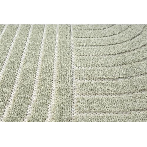 Tapis Santo Plus Moderne Design Boho, Vert, 140x200 Cm
