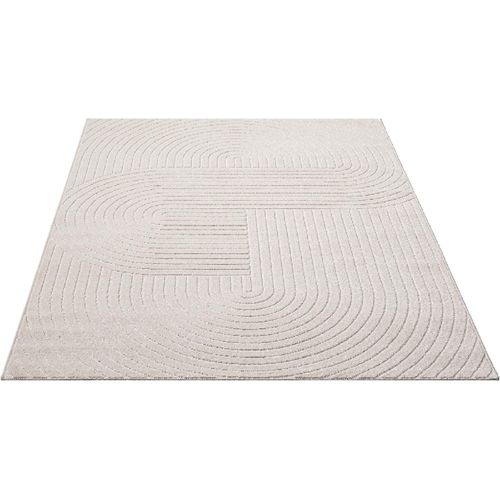 Tapis Santo Plus Moderne Design Boho, Crème, 80x250 Cm