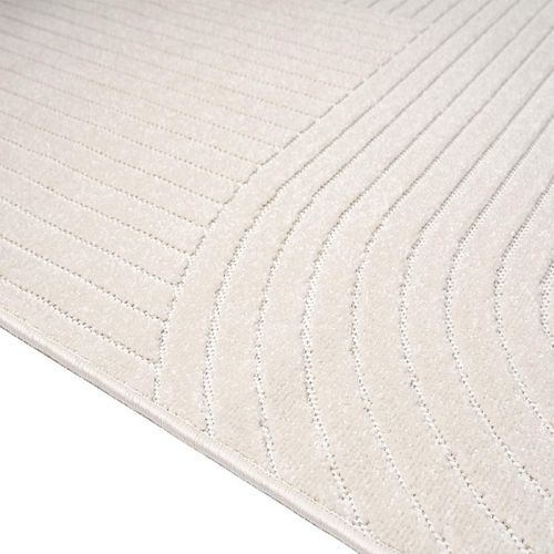 Tapis Santo Plus Moderne Design Boho, Crème, 160x220 Cm