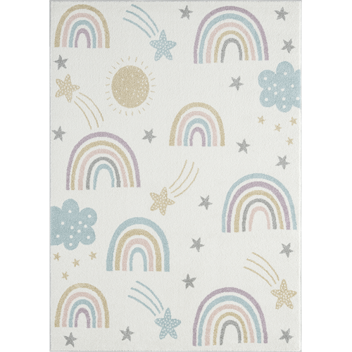 Tapis Beat Kids Moderne Et Doux Enfant, Crème, 120x170 Cm