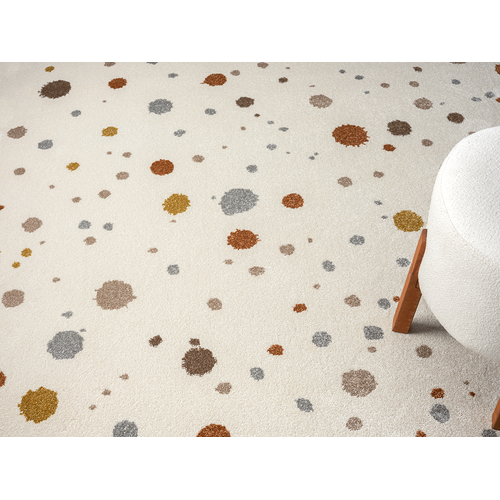 Tapis Beat Kids Moderne Bébé Fille Garçon, Crème, 120x170 Cm