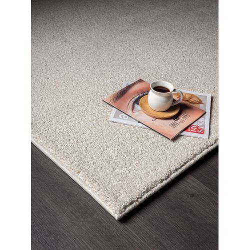 Tapis Marley Élégant Salon, Poils Courts, Crème, 200 X 290 Cm