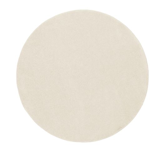 Tapis Marley Élégant Salon, Poils Courts, Crème, 120 Cm Rond