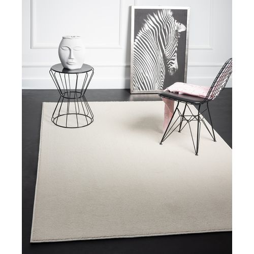 Tapis Marley Élégant Salon, Poils Courts, Crème, 60 X 110 Cm