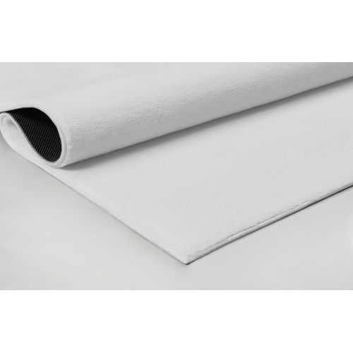 Tapis Cosy Moderne Fourrure Douillet Lavable, Blanc, 160x220 Cm