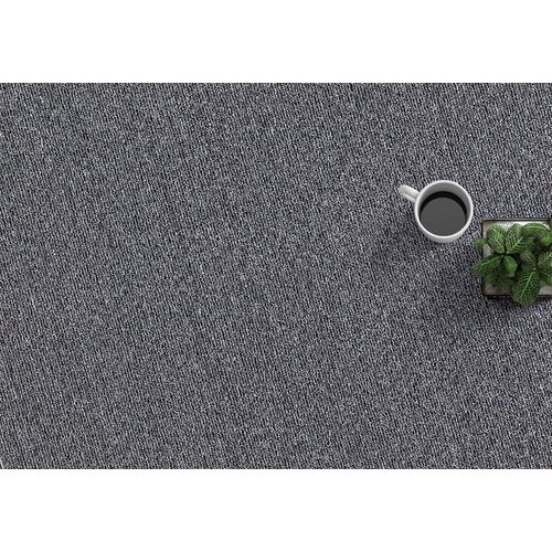 Tapis Natal Moderne Uni Anti-salissures, Anthracite, 200x290 Cm