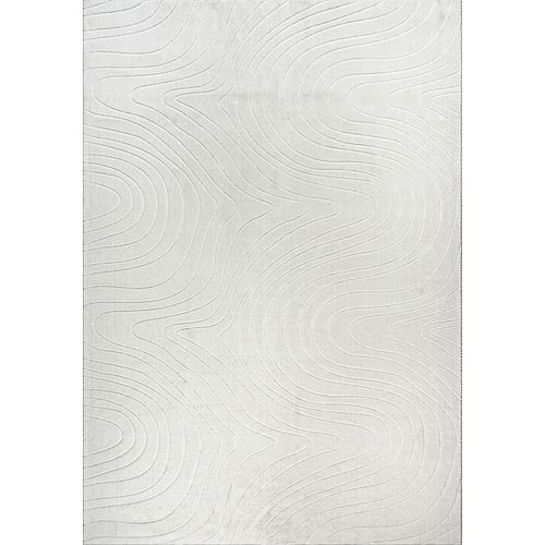 Tapis Rio Salon Antidérapant Océan, Crème, 80x150 Cm