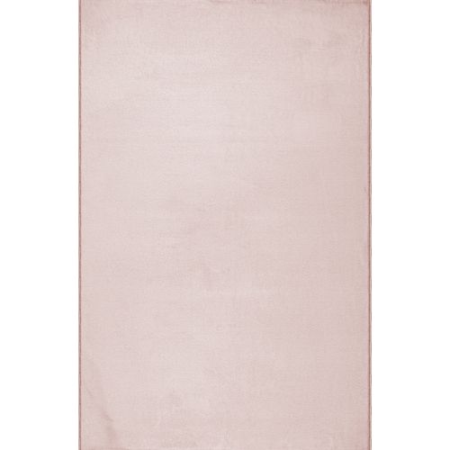 Tapis Cosy Moderne Fourrure Douillet Lavable, Rose, 140x200 Cm