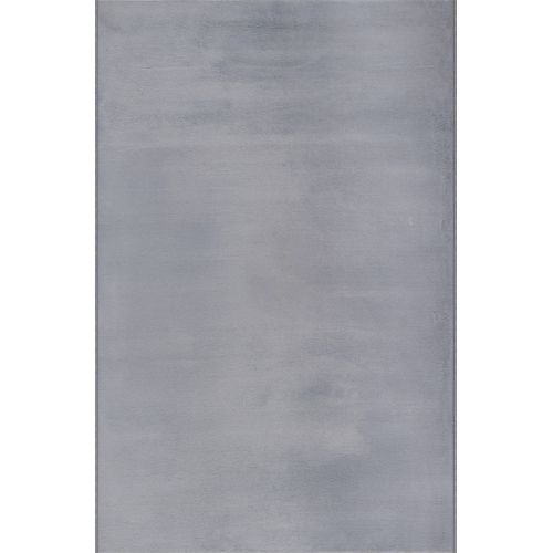Tapis Cosy Moderne Fourrure Douillet Lavable, Gris, 120x170 Cm