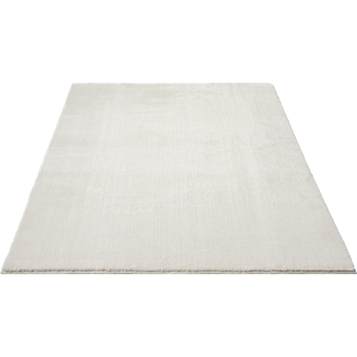 Tapis Moelleux Poils Courts, Antidérapant, Lavable, Soft, Crème, 300 X 400 Cm